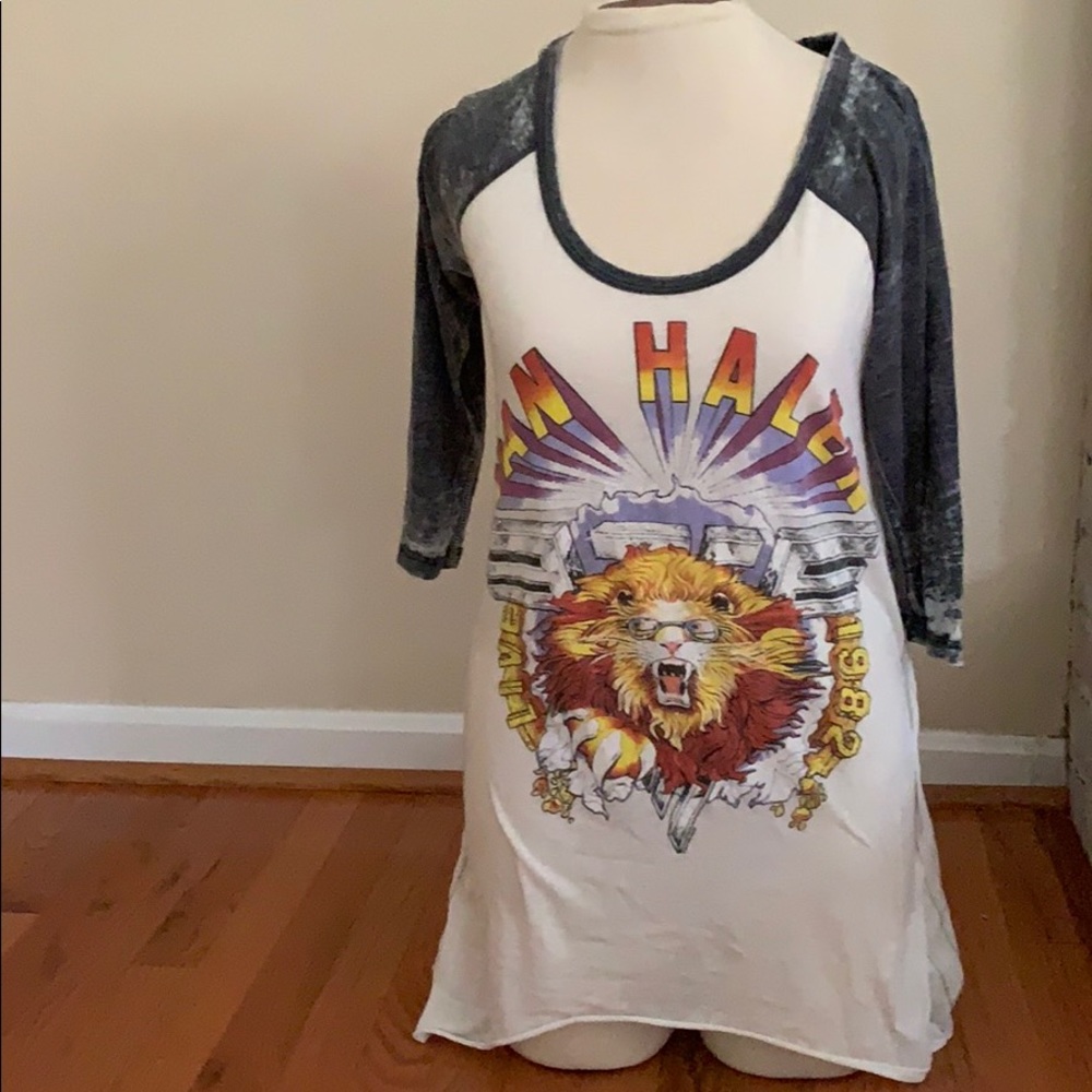 Trunk Van Halen high low tunic size medium